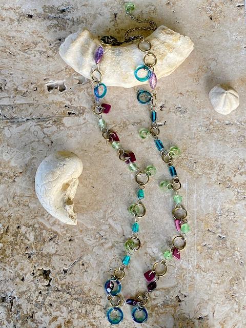 Nymph Long Beaded Necklace